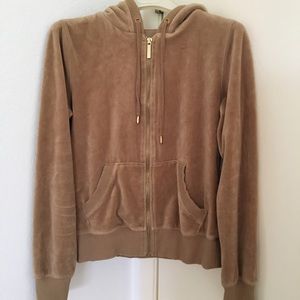 ✨ Michael Kors Velour zip up jacket